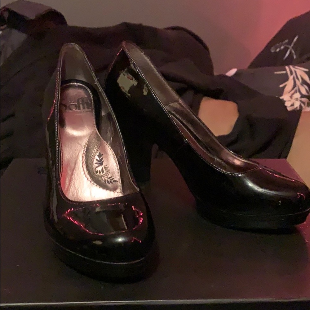 Patent Comfort Heels